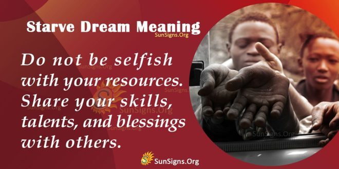 Starve Dream Meaning