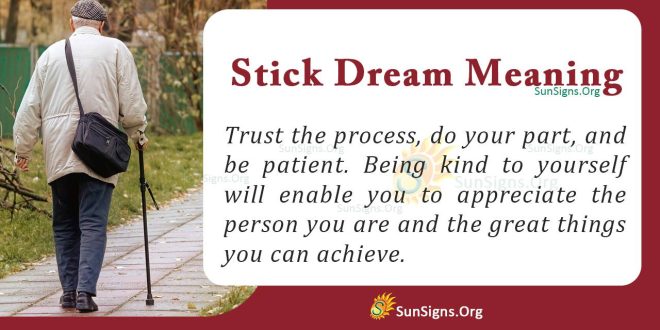 stick dream meaning