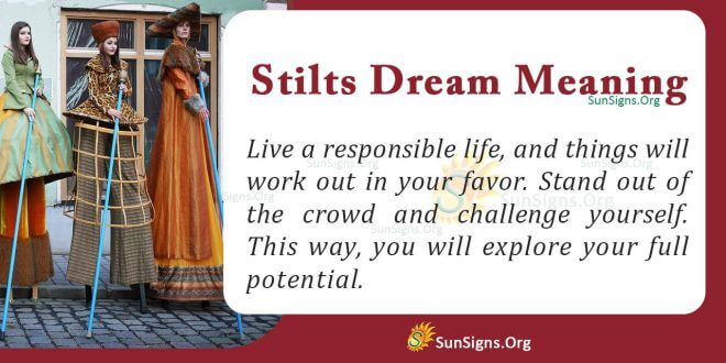 stilts dream meaning