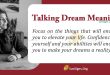 Talking Dream Meaning