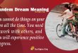 Tandem Dream Meaning