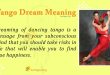 Tango Dream Meaning