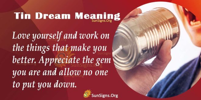 Tin Dream Meaning