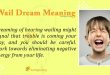 Wail Dream Meaning