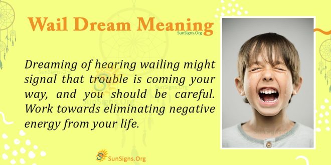 Wail Dream Meaning