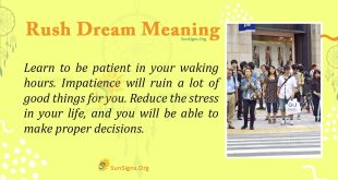 Rush Dream Meaning