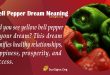 Bell Pepper Dream Meaning