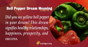 Bell Pepper Dream Meaning