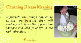 Churning Dream Meaning