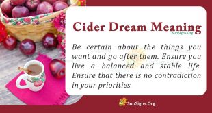 Cider Dream Meaning