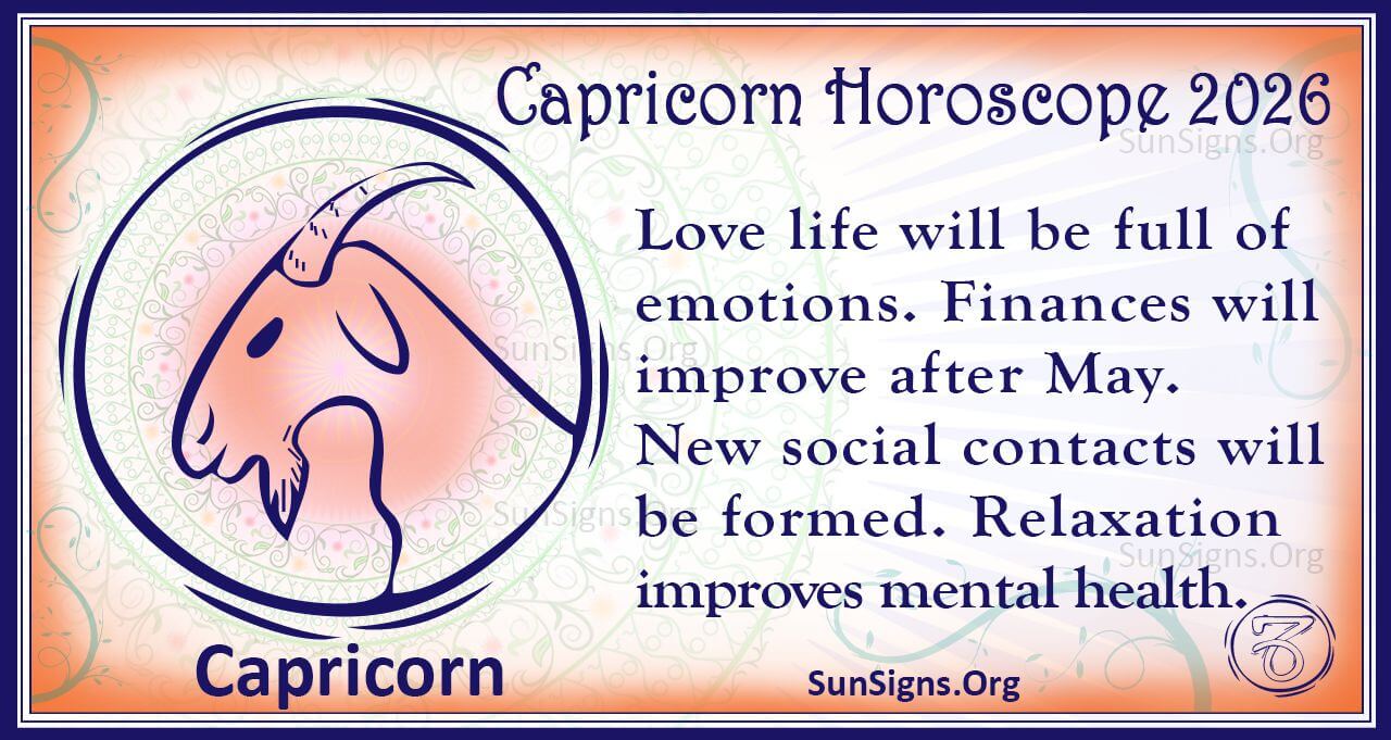 Capricorn Horoscope 2026 - Get Your Predictions Now ! - SunSigns.Org