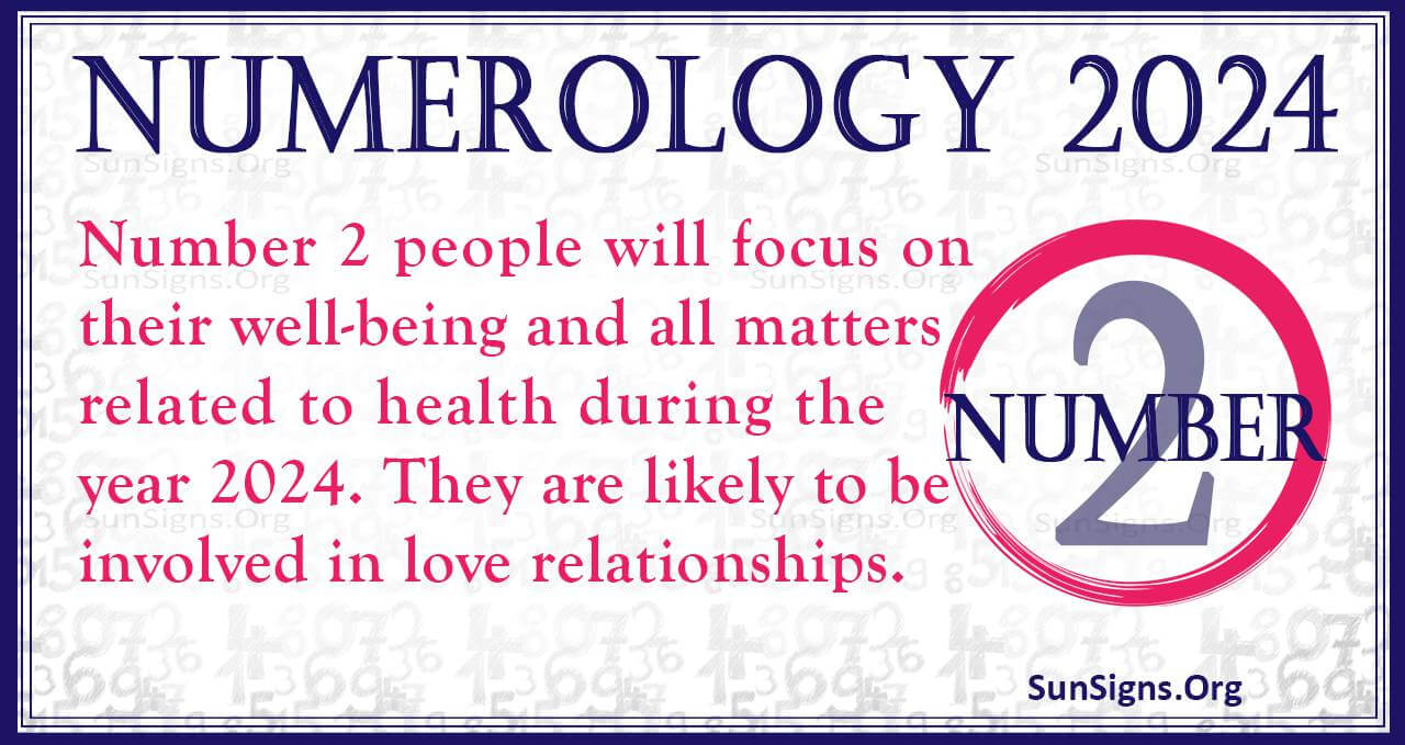 Numerology Number 2 2024 