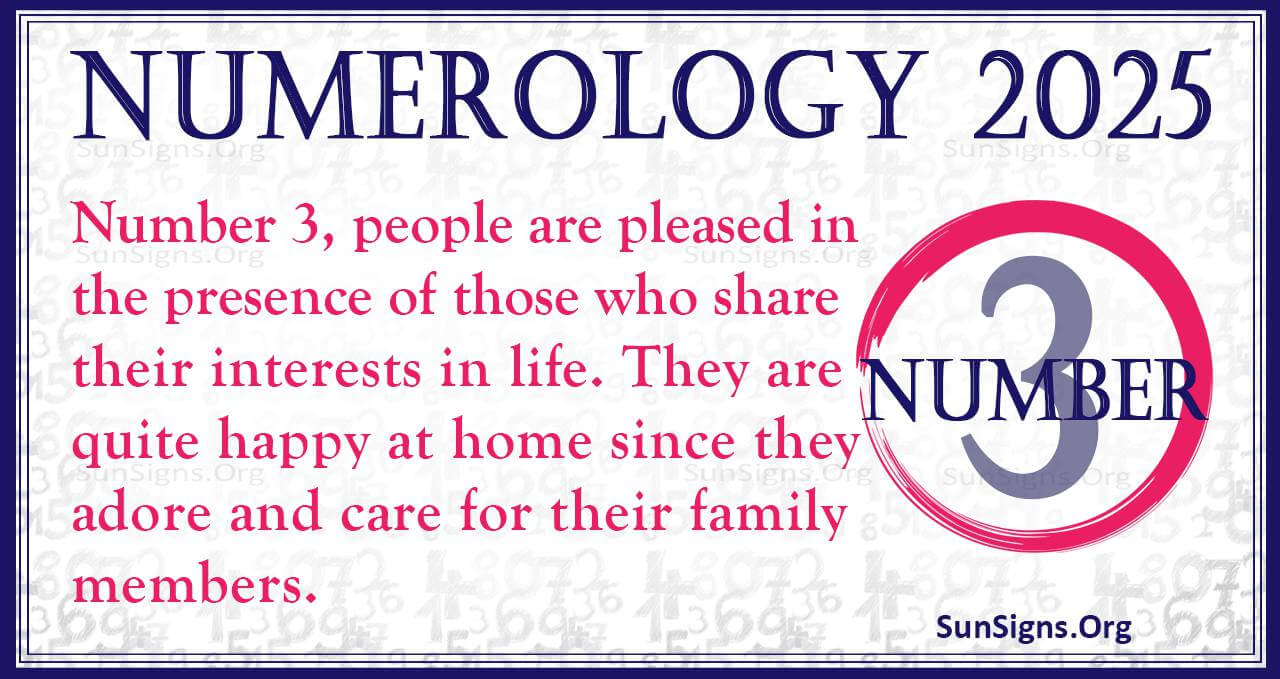 numerology number 3 career 2025