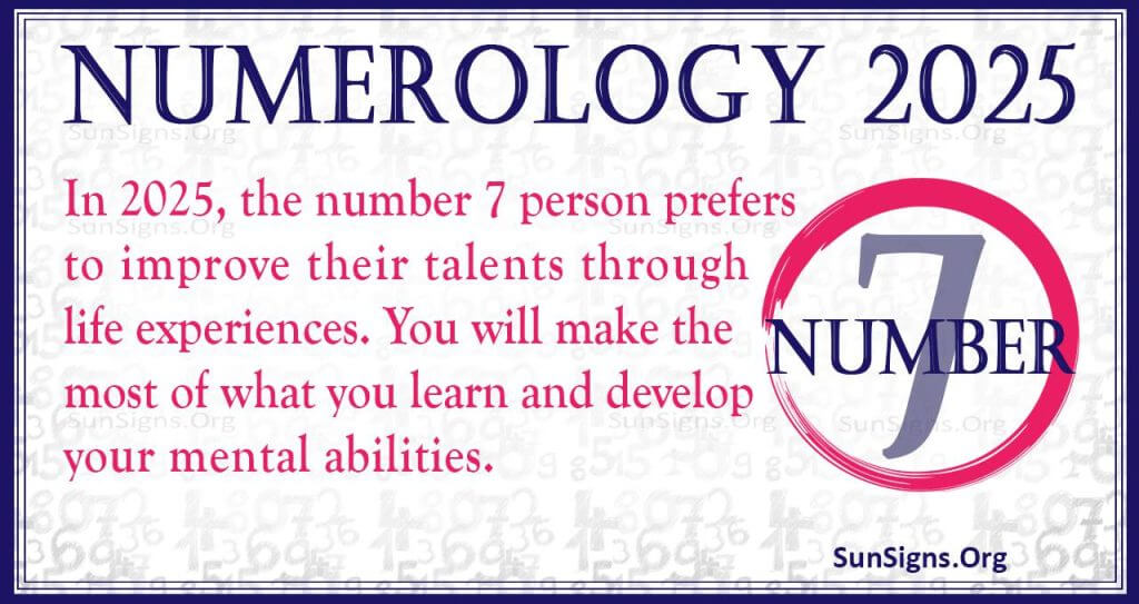 Numerology Number 7