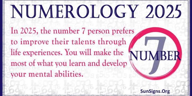 Numerology Number 7