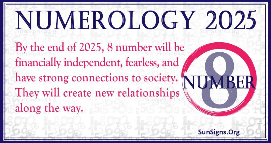 Numerology 2025 Number 8