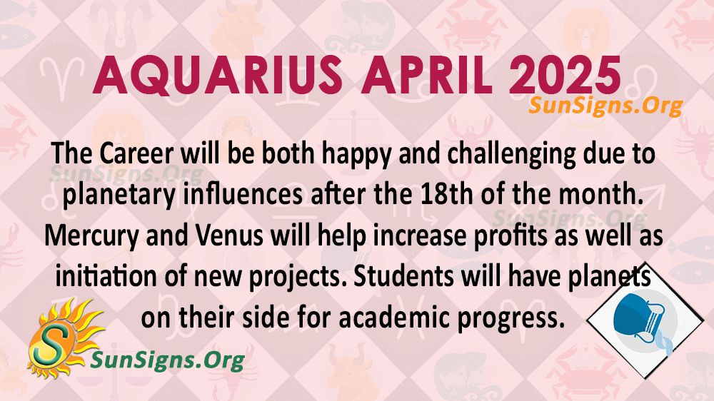 Aquarius April Monthly Horoscope 2025