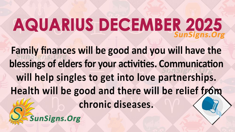 Aquarius December Monthly Horoscope 2025