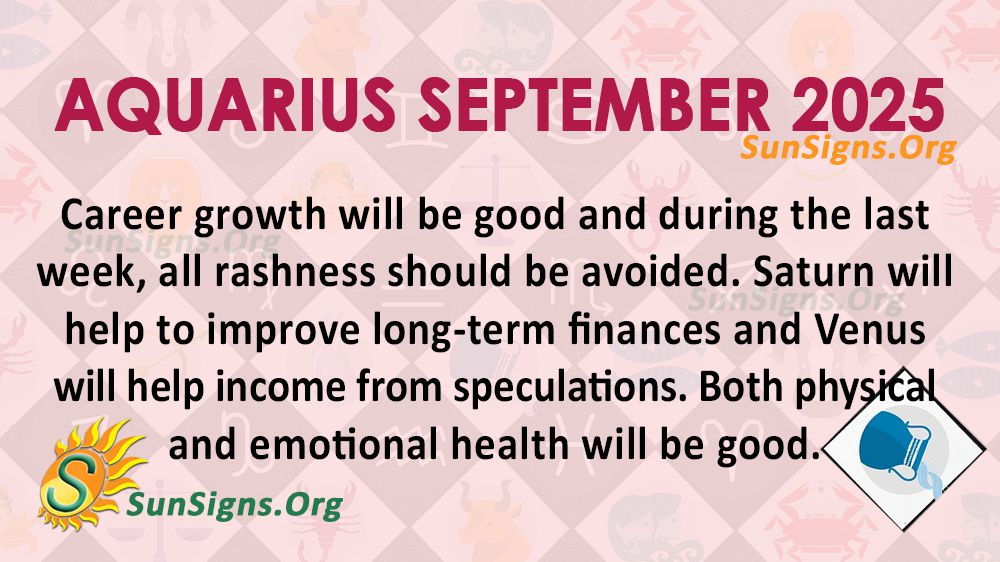 Aquarius September Monthly Horoscope 2025