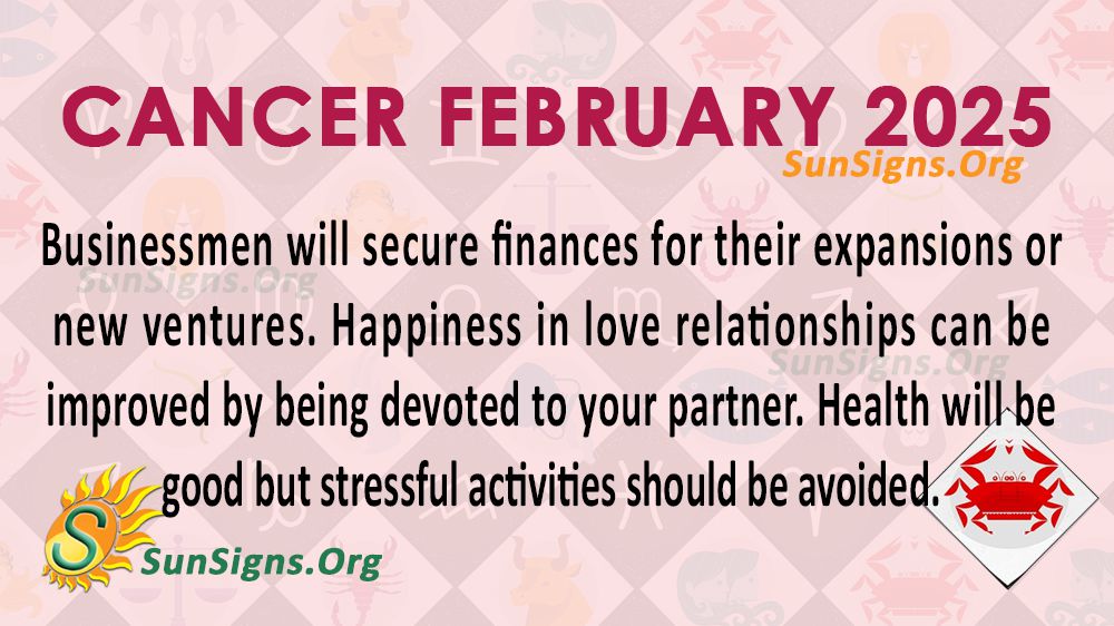 Cancer February Monthly Horoscope 2025