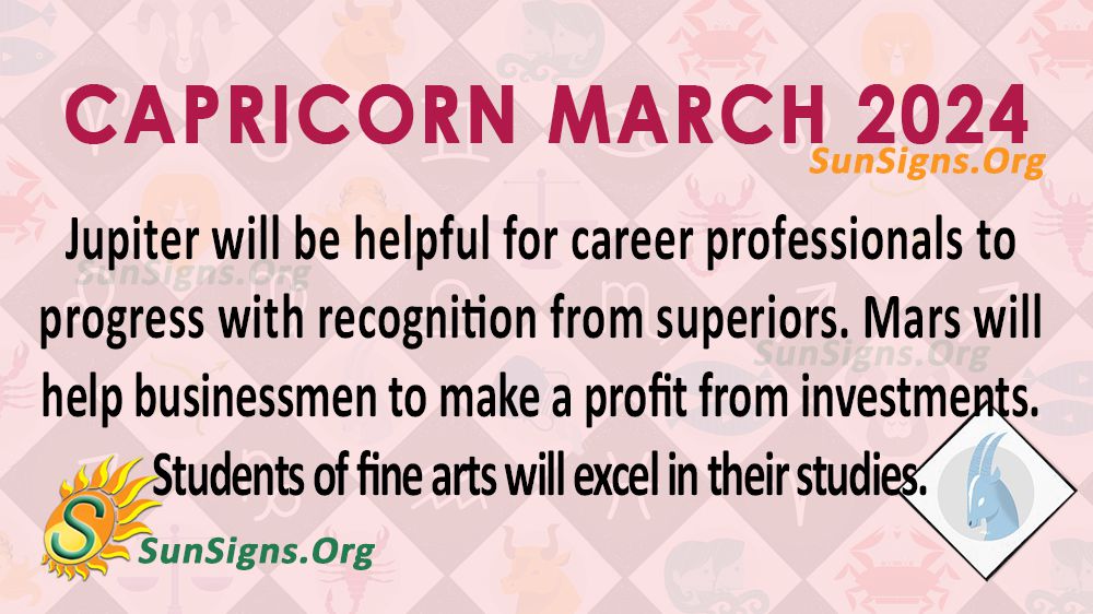 Capricorn March 2025 Monthly Horoscope