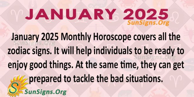 January Monthly Horoscope 2025