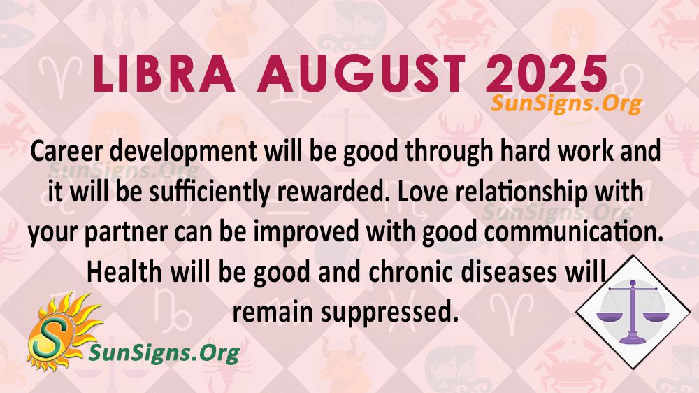 Libra August Monthly Horoscope 2025