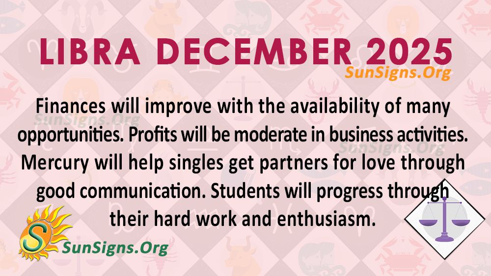 Libra December Monthly Horoscope 2025