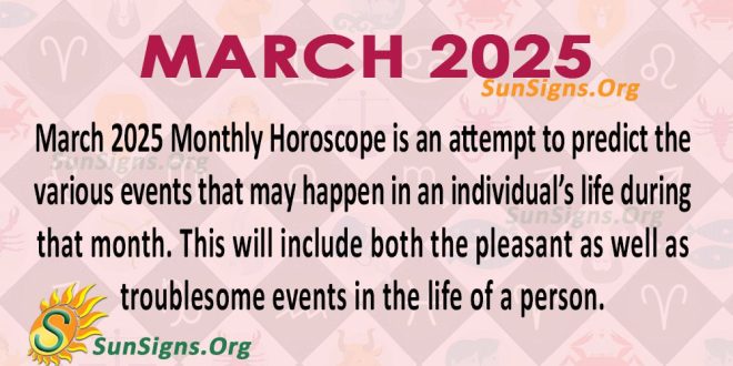 March 2025 Monthly Horoscope