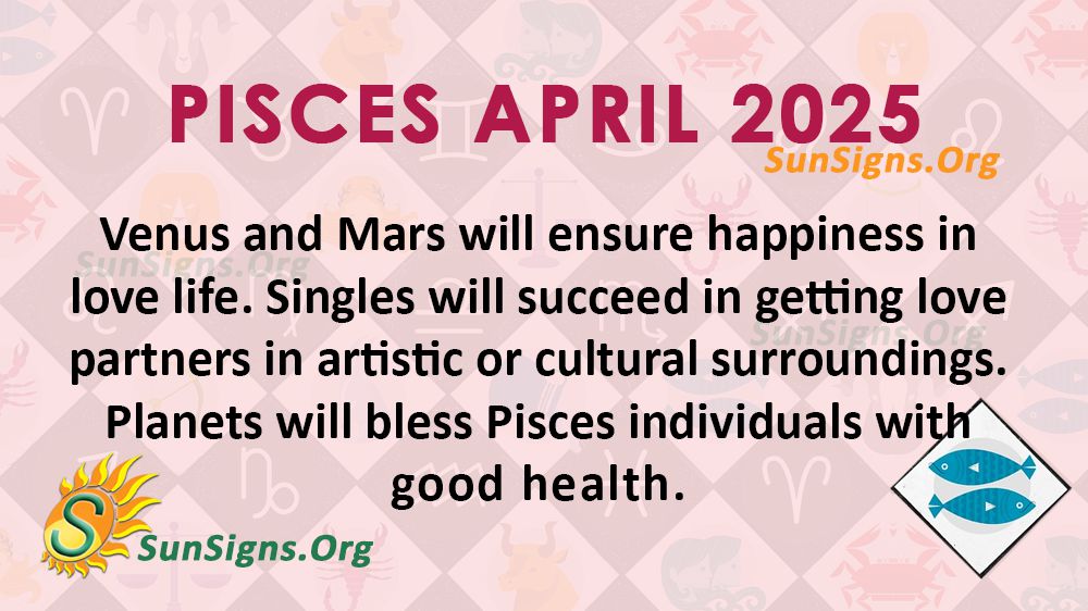 Pisces April Monthly Horoscope 2025