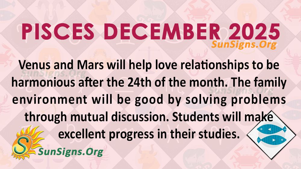 Pisces December Monthly Horoscope 2025