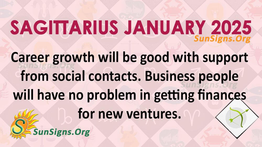 Sagittarius January Monthly Horoscope 2025