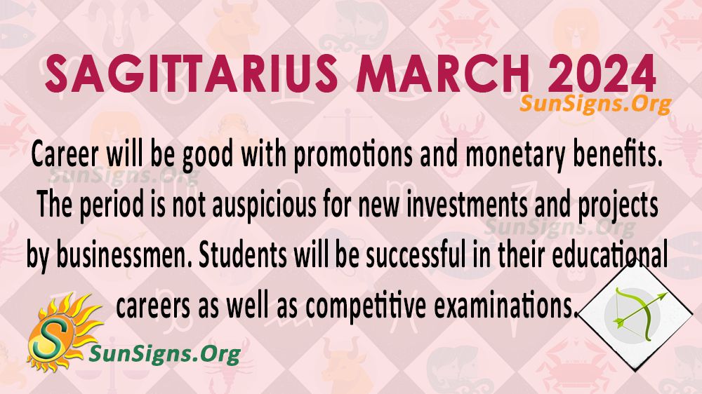 Sagittarius March 2025 Monthly Horoscope