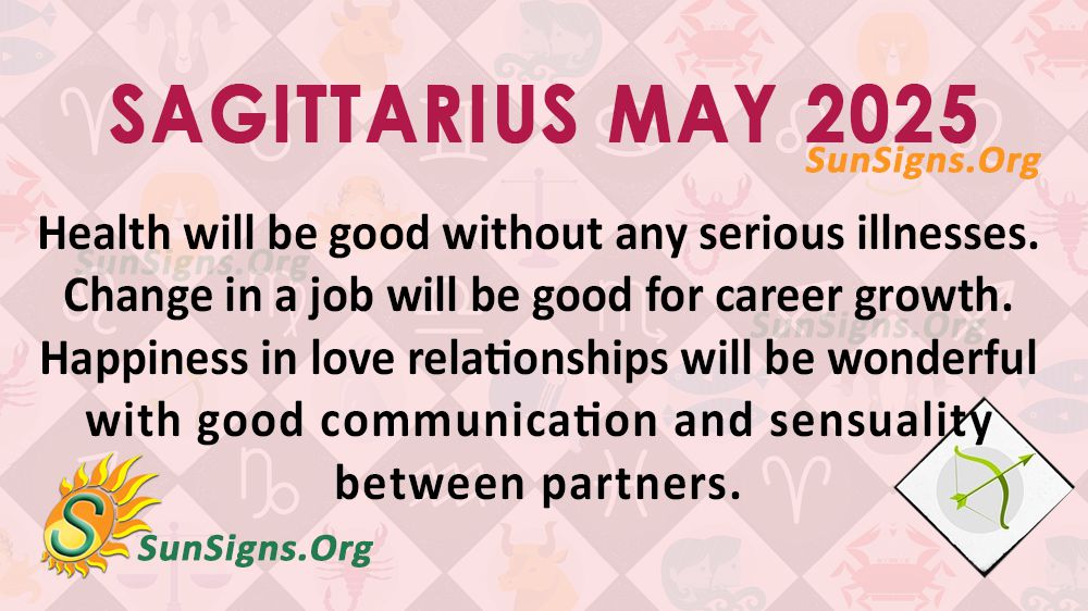 Sagittarius May Monthly Horoscope 2025