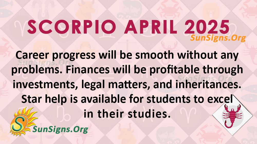 Scorpio April Monthly Horoscope 2025