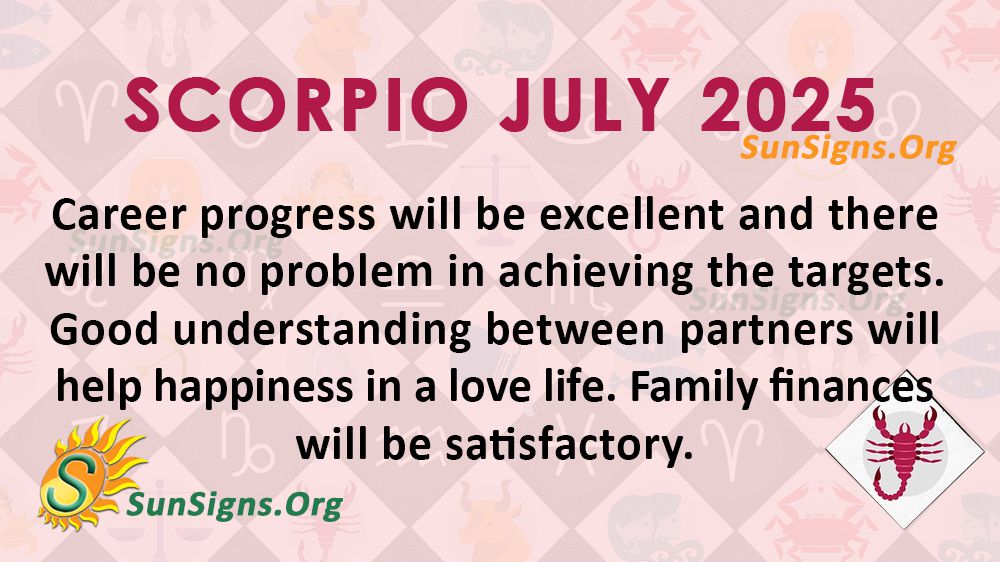 Scorpio July Monthly Horoscope 2025