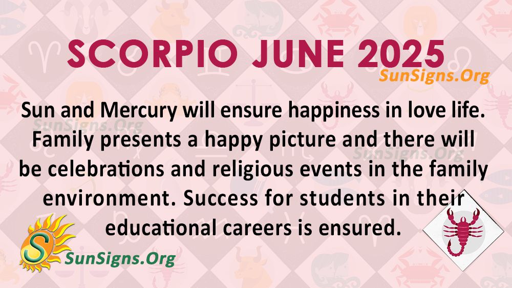 Scorpio June Monthly Horoscope 2025