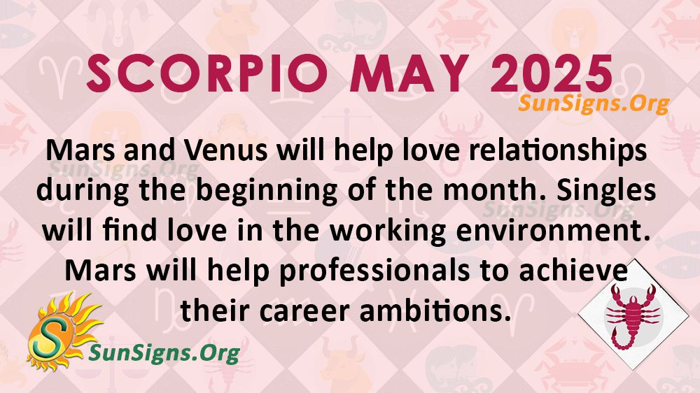 Scorpio May Monthly Horoscope 2025