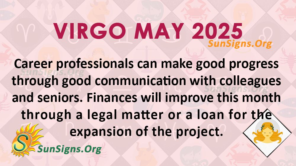 Virgo May Monthly Horoscope 2025