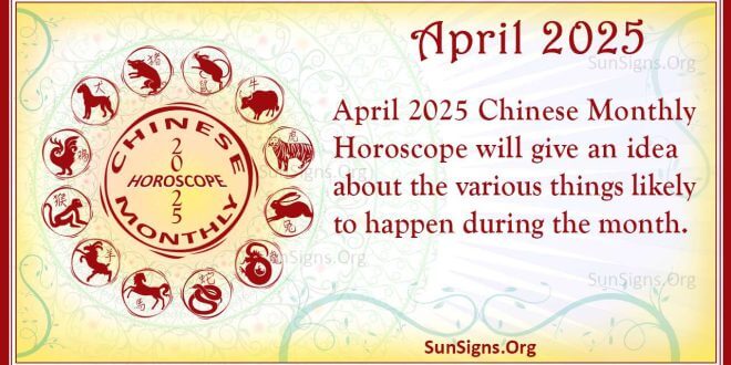 April 2025 chinese horoscope