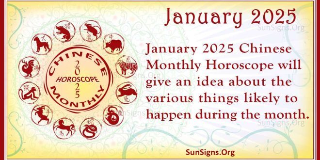 january 2025 chinese horoscope