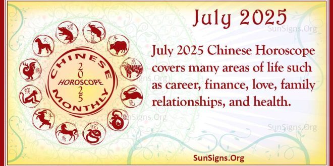 july 2025 chinese horoscope