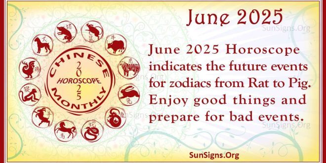 June 2025 Chinese Horoscope