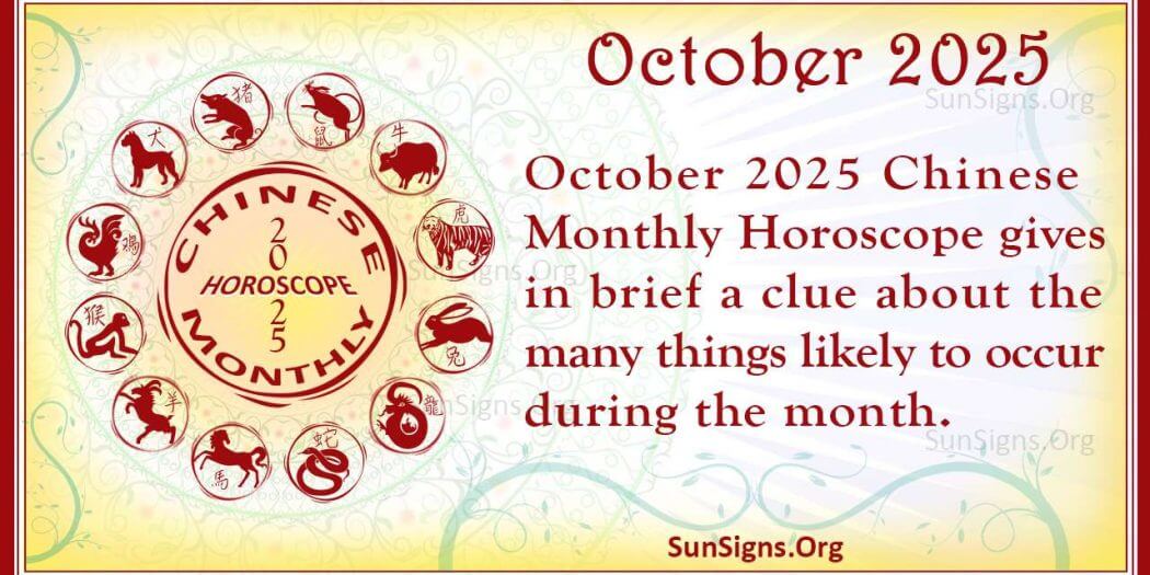 October 2025 Chinese Horoscope Predictions